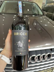 Rượu Vang Bricco LEO Primitivo Puglia được làm từ nho Primitivo trồng ở Puglia trong khí hậu ấm áp và khô ráo