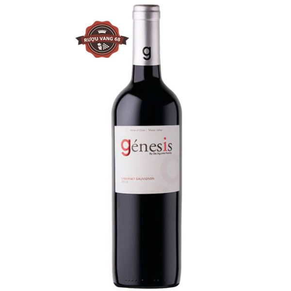 Rượu Vang Đỏ Chile Genesis Cabernet Sauvignon có màu đỏ ruby và hương thơm tươi trẻ nồng nàn. Trên ly, rượu bộc lộ nốt hương thơm