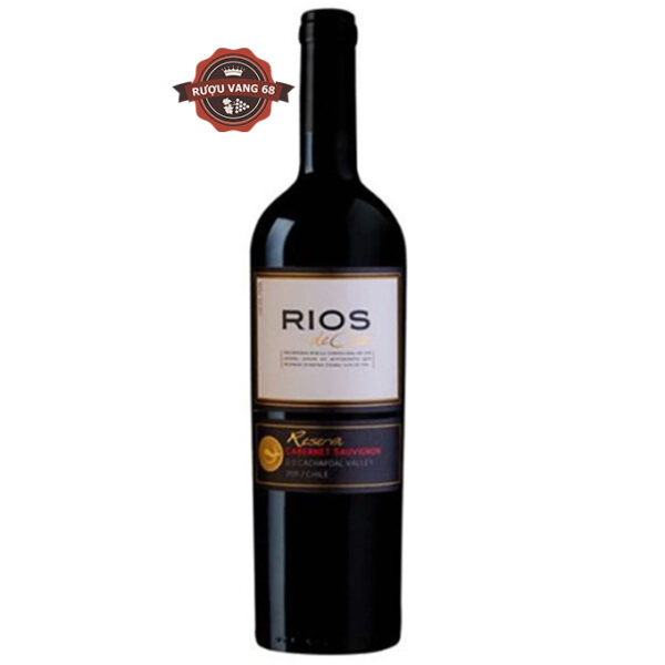 Rượu Vang Rios De Chile Reserva Cabernet Sauvignon có màu đỏ ruby đậm ánh hồng ngọc đẹp mắt. Hương thơm và hương vị của quả anh đào đen